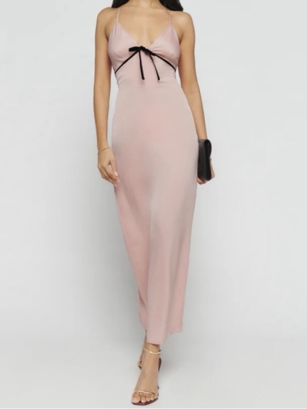 NWT Reformation Bryony Maxi Dress in Blush Pink Size: 0